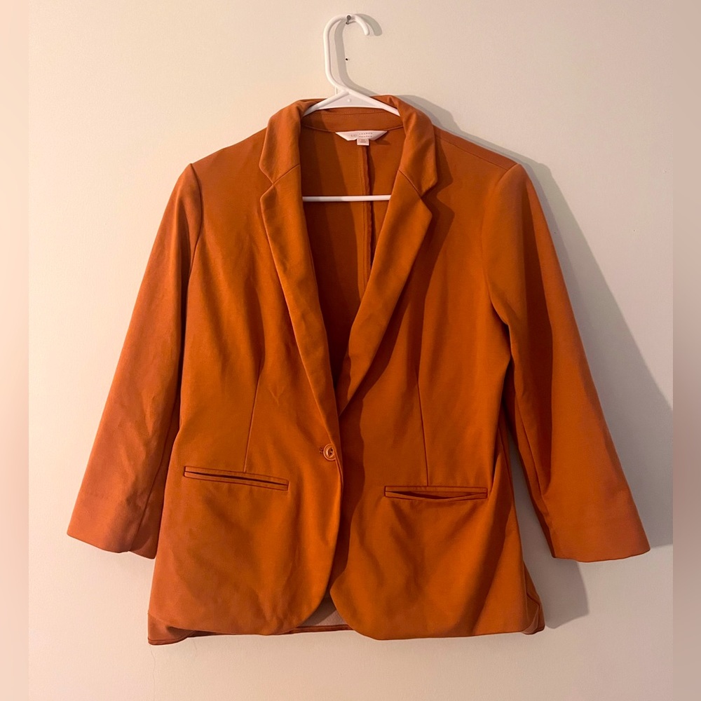 Lauren Conrad blazer in burnt orange